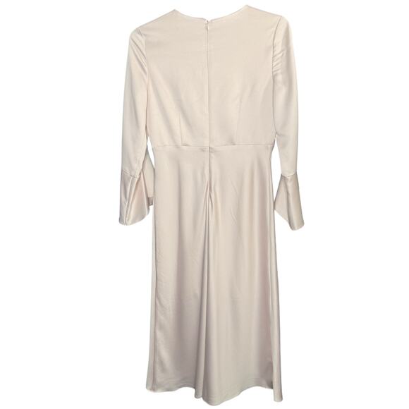 ⭐ 🔥 50% OFF SALE — FINAL PRICE Adrianna Papell Pink Satin Dress Formal Sz 4 NWT - Picture 7 of 15